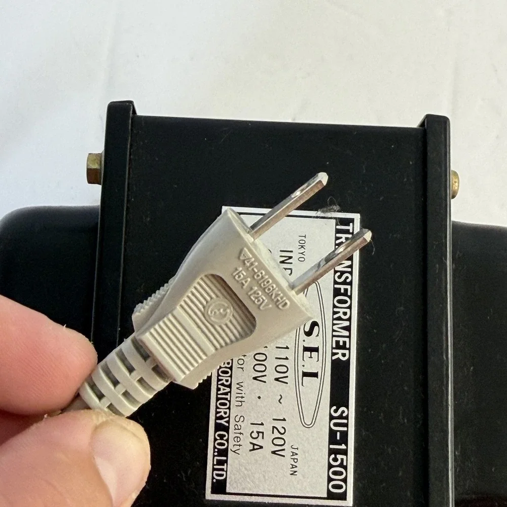 S.E.L. SU-1500 Step-Down Transformer 110V-120V to 100V 15A Japan Import A2-200